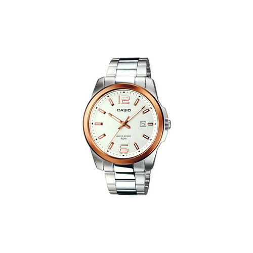 Casio Men's Core MTP1296D-7AV Silver Stainless-Steel Quartz Watch