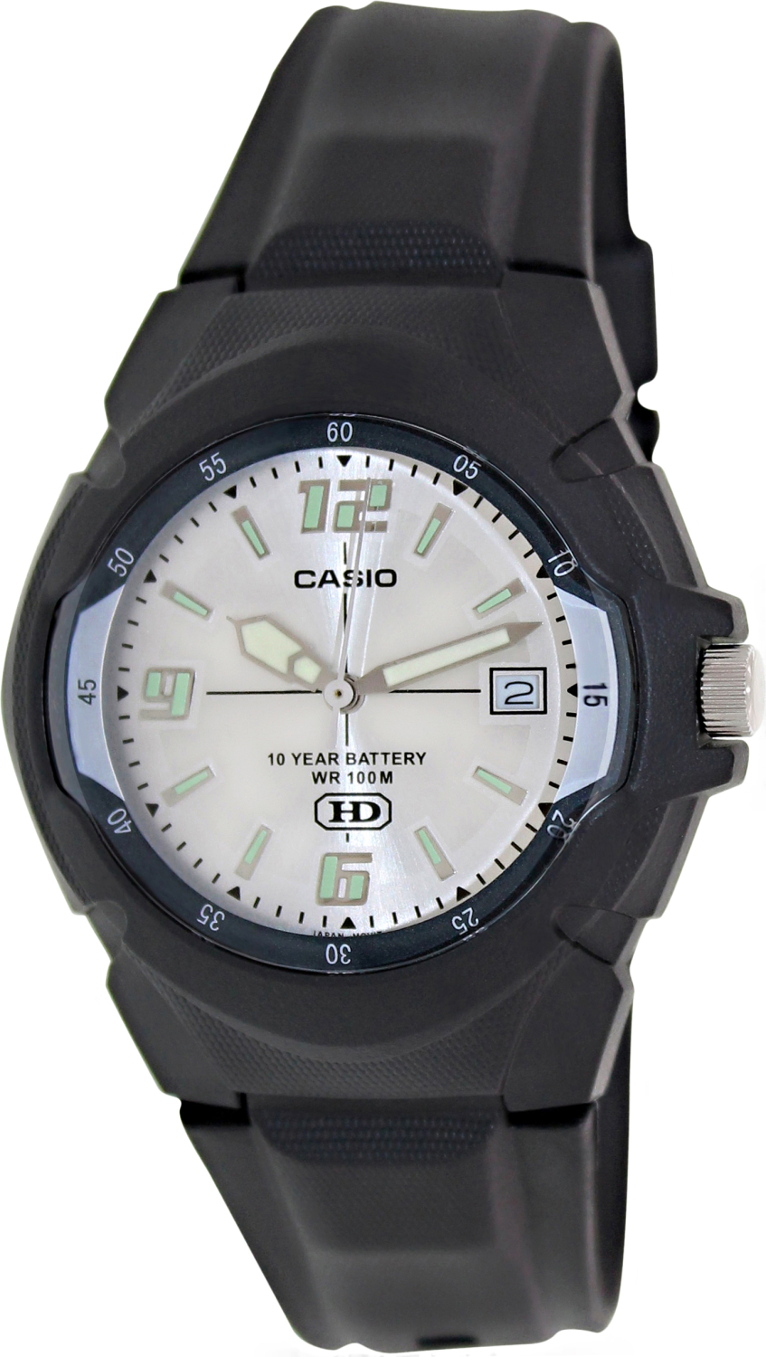 Casio Men's Core MW600F-7AV Black Resin Analog Quartz Watch - 第 1/1 張圖片