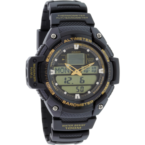 Casio Men's Analog-Digital SGW400H-1B2V Black Resin Quartz Watch