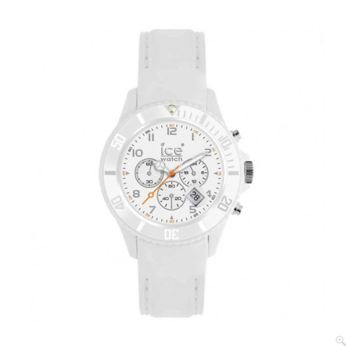 Ice-Watch Women's Matte CHM. WE.B.S.12 White Silicone Quartz Watch