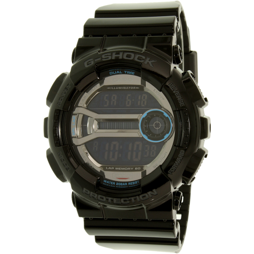 Casio Men's G-Shock GD110-1 Black Plastic Quartz Watch