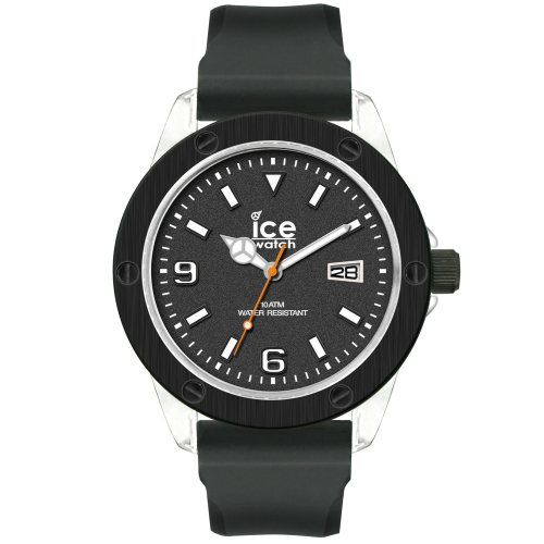 Ice-Watch Men's Ice XX. BK. XL.S.11 Black Silicone Quartz Watch