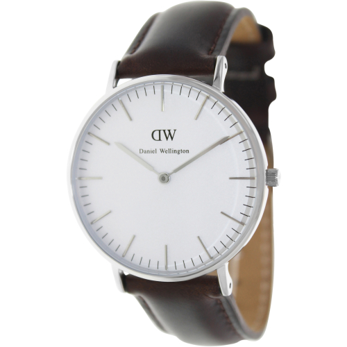 Daniel Wellington Women's Bristol 0611DW Brown Leather Quartz Watch