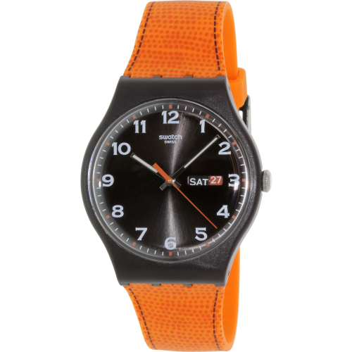 Swatch Men's Originals SUOB709 Black Silicone Swiss Quartz Watch