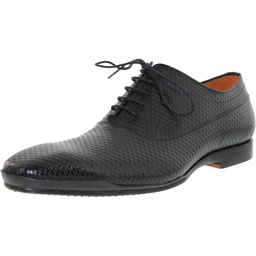 UPC 827983219676 product image for Mezlan Men's Caloma Black Ankle-High Leather Oxford Shoe - 10M | upcitemdb.com