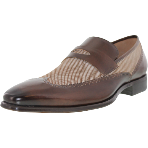 UPC 827983216750 product image for Mezlan Men's Balada Brown. Beige Ankle-High Leather Oxford Flat - 9M | upcitemdb.com