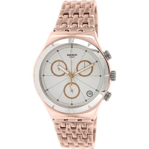 Swatch Men's Irony YCG408G Rose Gold Stainless-Steel Swiss Quartz Watch