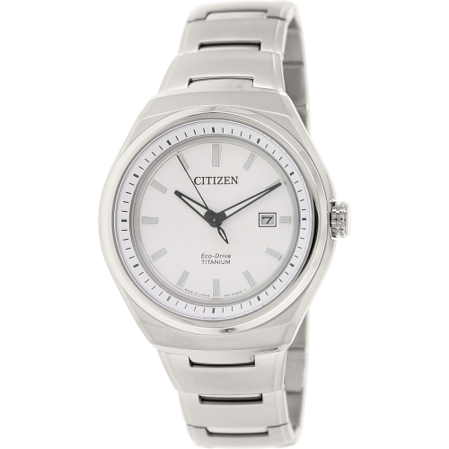 Citizen Men's Eco-Drive AW1251-51A Silver Titanium Quartz Watch
