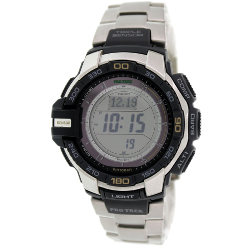 Casio Men's Protrek PRG270D-7 Silver Metal Quartz Watch