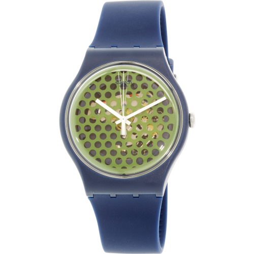 Swatch Men's Originals SUON113 Blue Silicone Swiss Quartz Watch