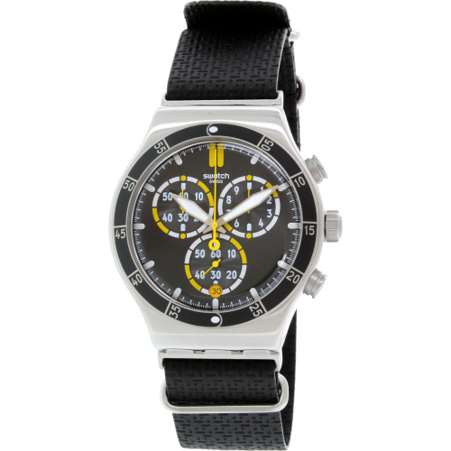 Swatch Men's Irony YVS422 Black Resin Swiss Quartz Watch