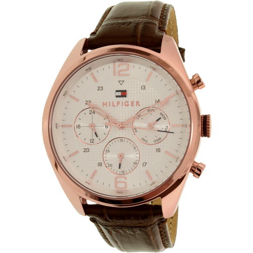 Tommy Hilfiger Men's Sophisticated 1791183 Brown Leather Quartz Watch