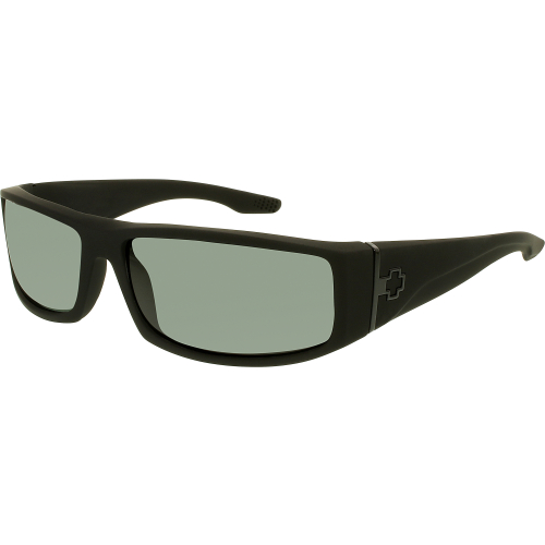 Spy Men's Polarized Cooper 670195973864 Black Wrap Sunglasse