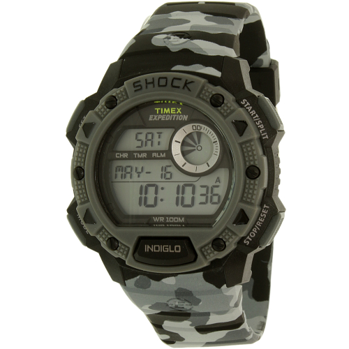 Timex Men's Expedition TW4B00600 Grey Rubber Quartz Watch