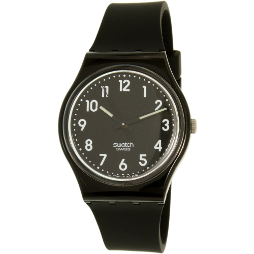 Swatch Men's Gent GB247R Black Silicone Quartz Watch