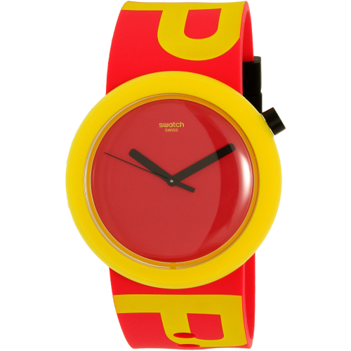 Swatch Men's Originals PNJ100 Red Silicone Quartz Watch