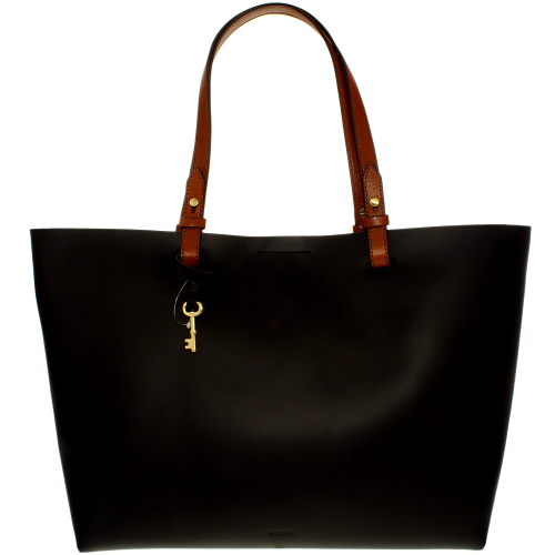 UPC 723764515497 product image for Fossil Women's Rachel Leather Leather Top-Handle Tote - Black | upcitemdb.com
