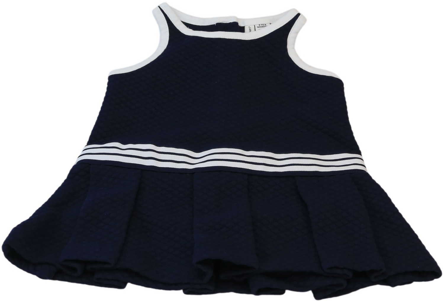 Janie And Jack Girl/'s Quilted Dropwaist Dress