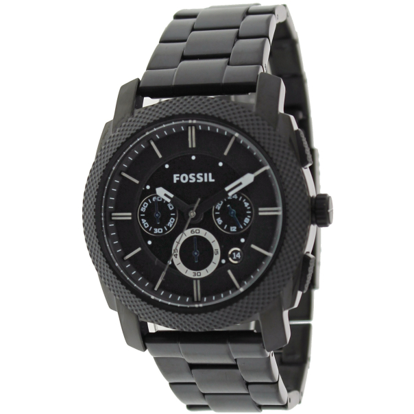 Fossil Men's Machine FS4552 Black Stainless-Steel Analog Quartz Watch