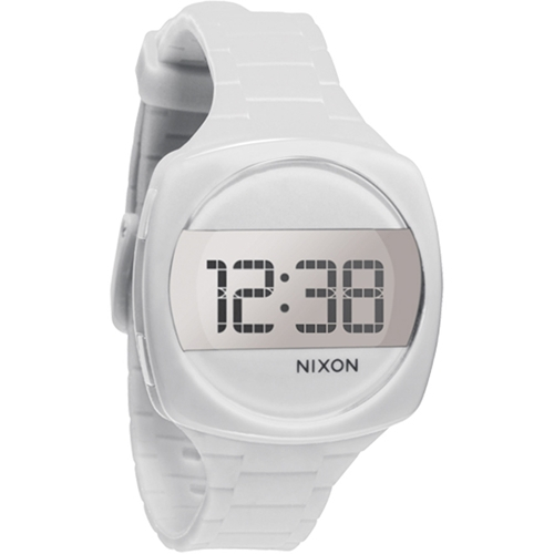 Nixon Men's Dash A168100 White Silicone Quartz Watch