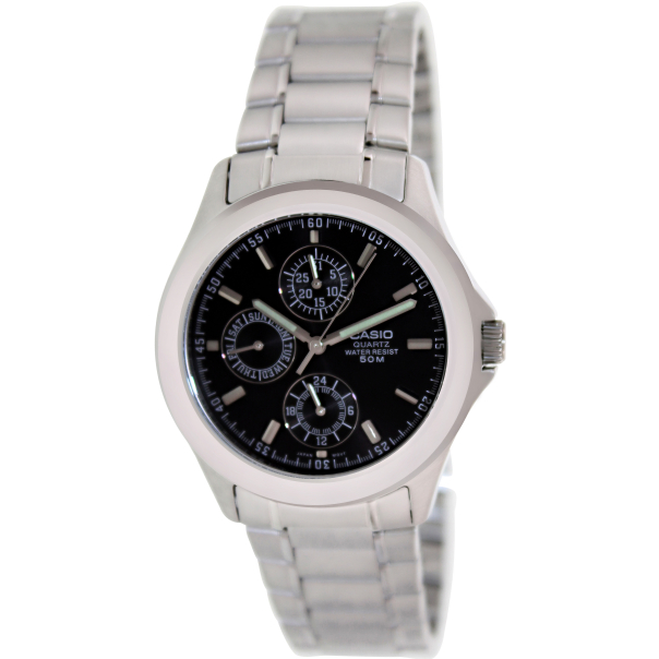Casio Men's Core MTP1246D-1AV Silver Stainless-Steel Quartz Watch