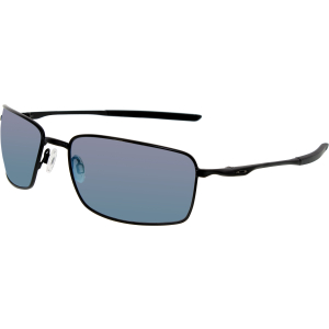 Oakley Men's Square Wire OO4075-03 Black Square Sunglasses