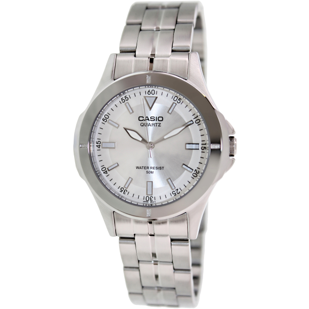 Casio Men's MTP1214A-7AV Silver Stainless-Steel Quartz Watch