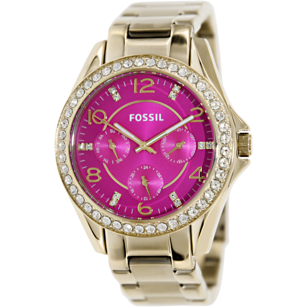 Fossil Women's Riley ES3507 Gold Stainless-Steel Quartz Watch