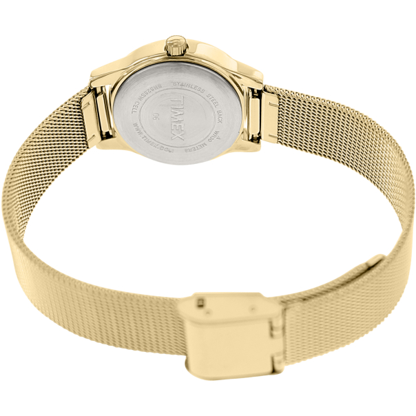 Timex Women's T2P458 Gold Stainless-Steel Analog Quartz Watch
