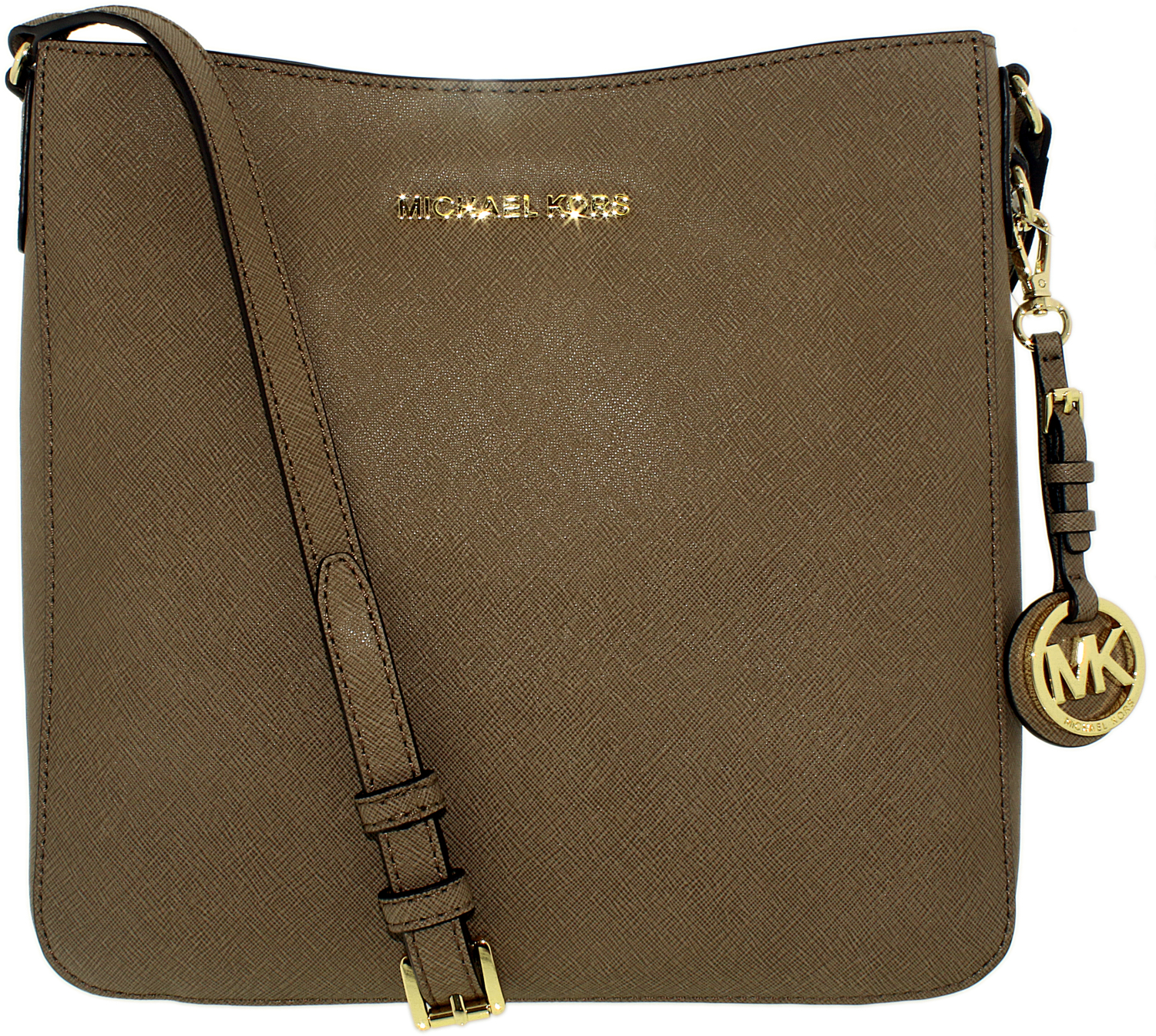 Michael Kors Women&#39;s Jet Set Travel Large Messenger Leather Messenger Bag Satche | eBay