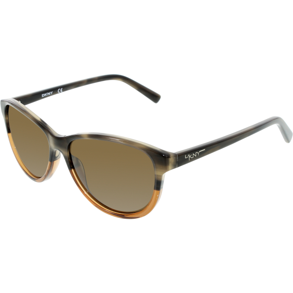 Dkny Women's DY4104-357473-57 Grey Round Sunglasses