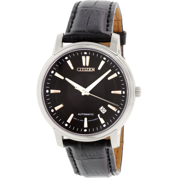 Citizen Men39;s NB000001E Black Leather Automatic Watch  Main Image 