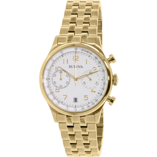 Bulova Men's 97B149 Gold Stainless-Steel Quartz Watch