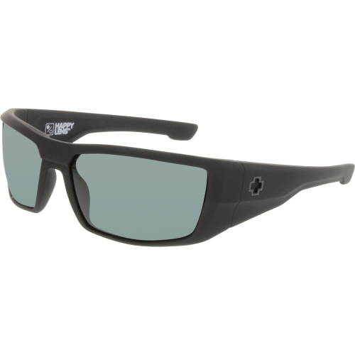 Spy Men's Dirk 672052973863 Black Rectangle Sunglasses