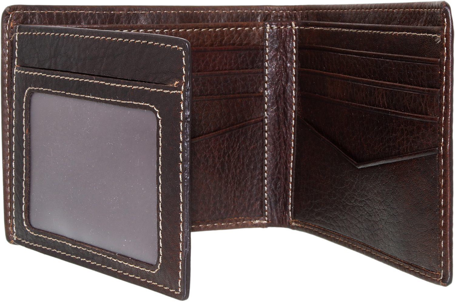 Fossil Men&#39;s Lincoln Flip Id Bifold Leather Wallet Baguette | eBay