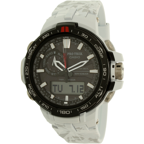 Casio Men's Pro Trek PRW6000SC-7 White Resin Quartz Watch