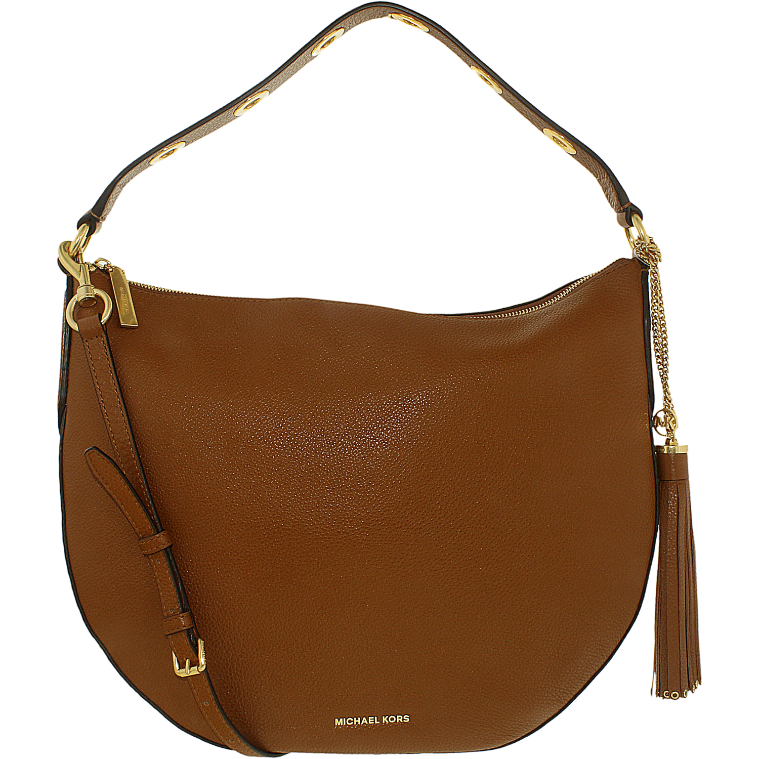 Michael Kors Women&#39;s Large Brooklyn Convertible Leather Shoulder Bag Hobo | eBay