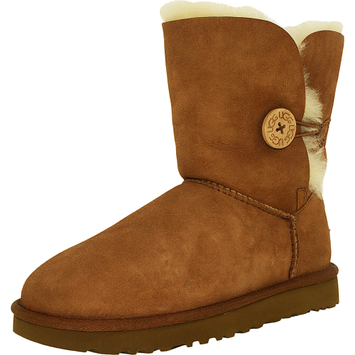Ugg Women's Bailey Button II Chestnut Ankle-High Suede Boot