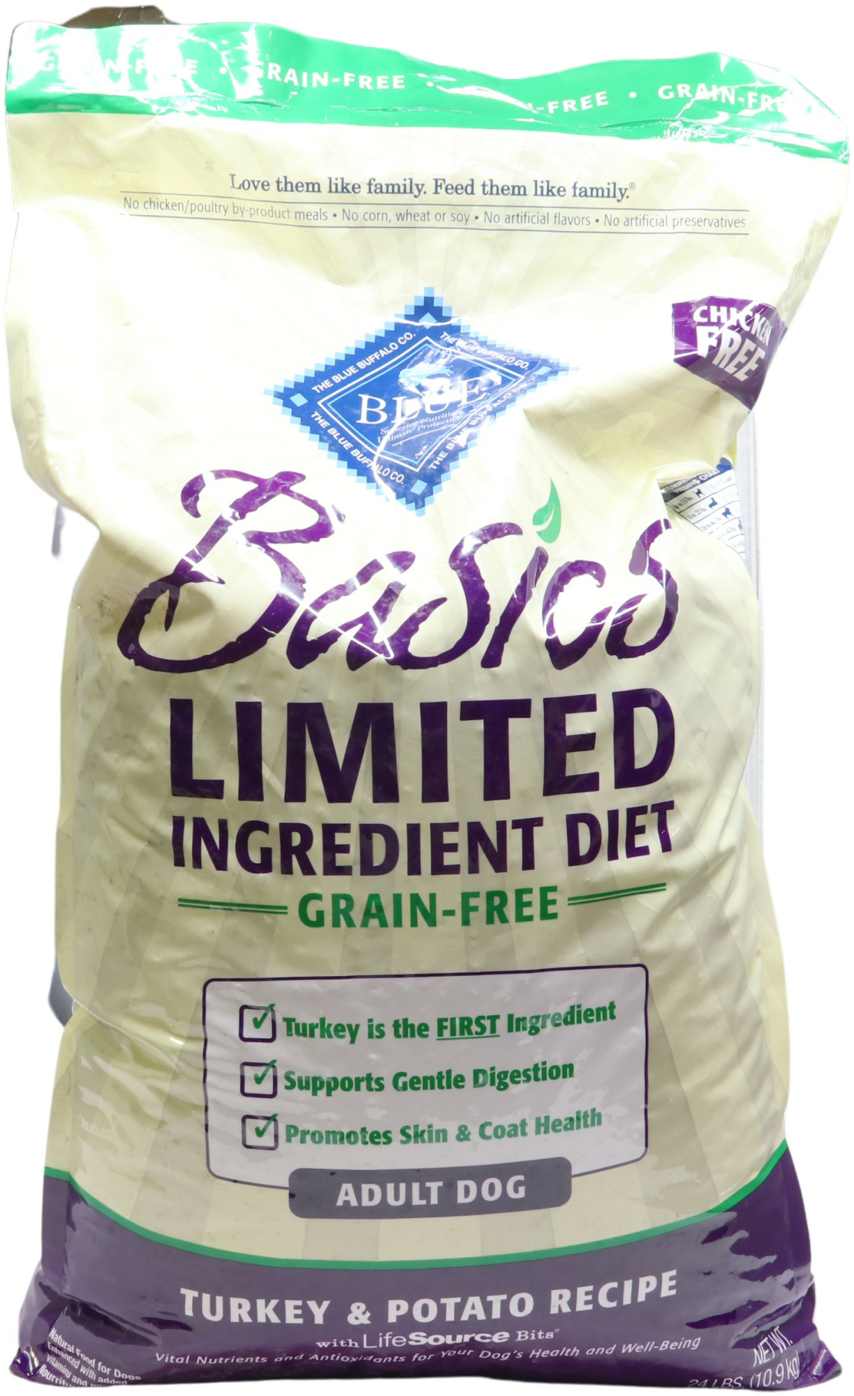 Blue Buffalo Basics Limited Ingredient Adult Dry Dog Food ...