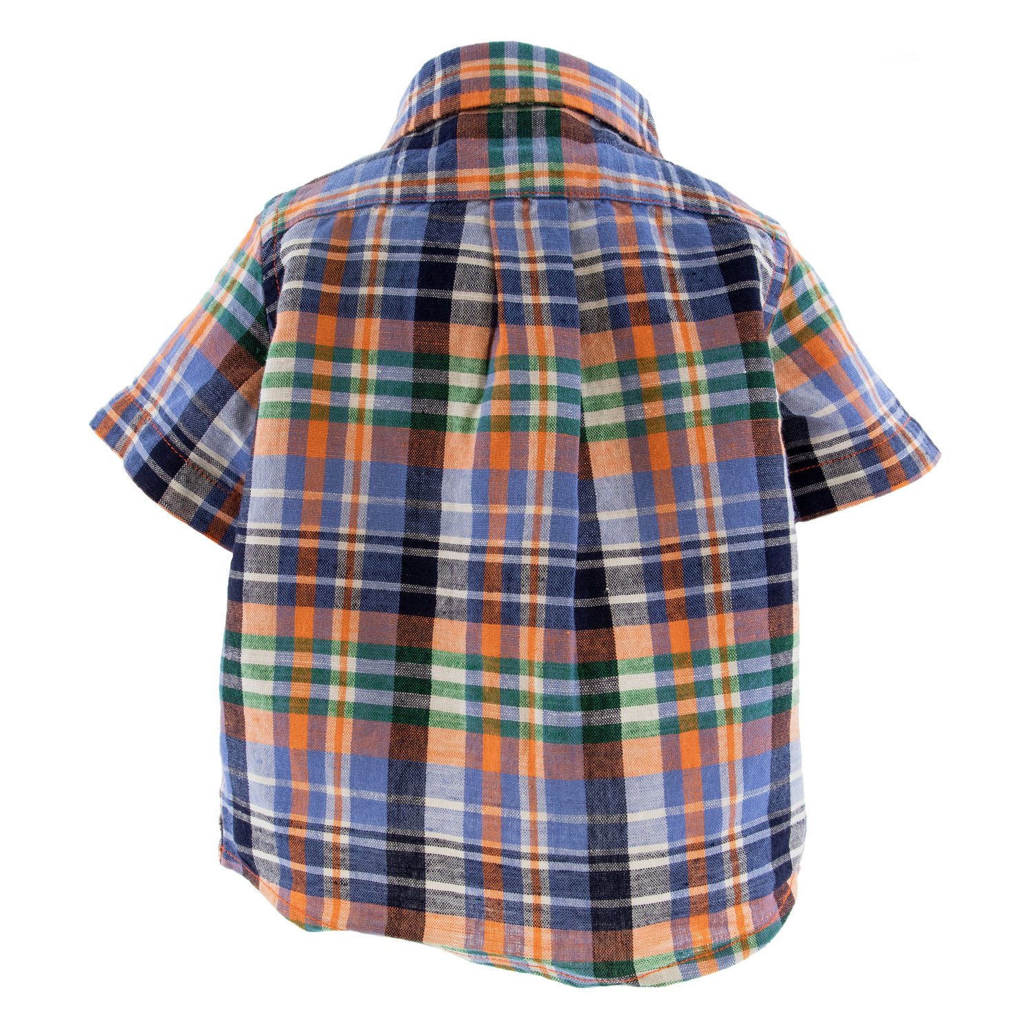 Janie And Jack Boy's Plaid Linen Shirt Button-Down & Dress | eBay